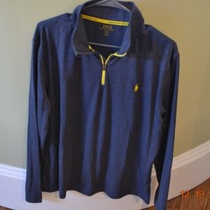 RALPH LAUREN POLO L/S QUARTER ZIP SHIRT